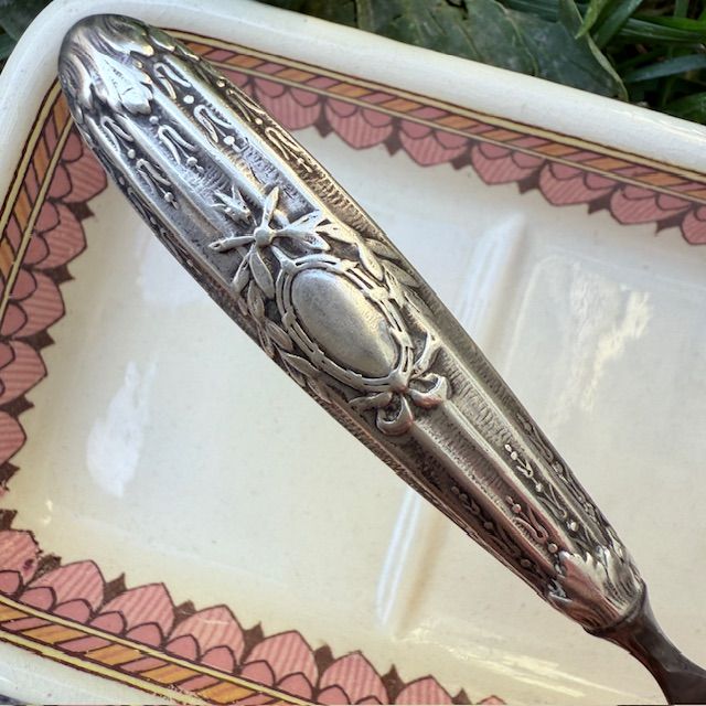 Пилка для ногтей Ракушка 14 см ручка серебро