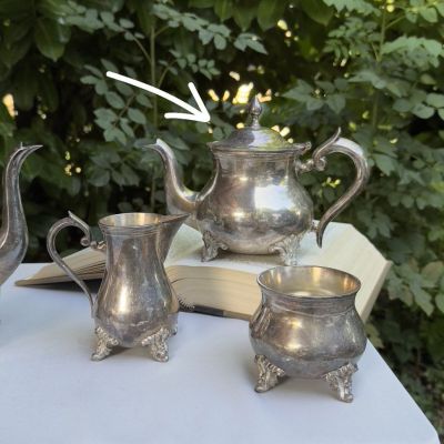 Чайник 0,9 л серебрение Англия