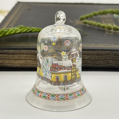 Колокольчик рождественский 1991 Hutschenreuther стекло Германия