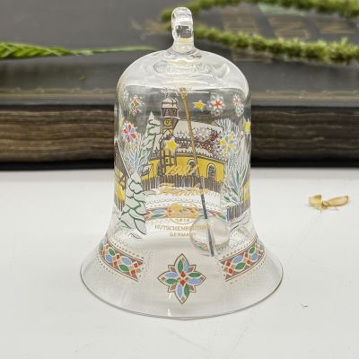 Колокольчик рождественский 1991 Hutschenreuther стекло Германия