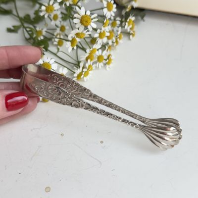 Щипцы для льда и сахара 13 см сталь 