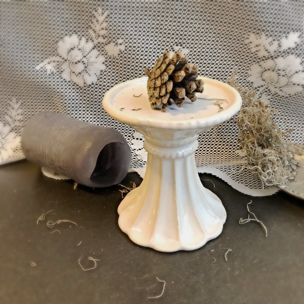 Подсвечник подставка, тортовница, керамика Италия