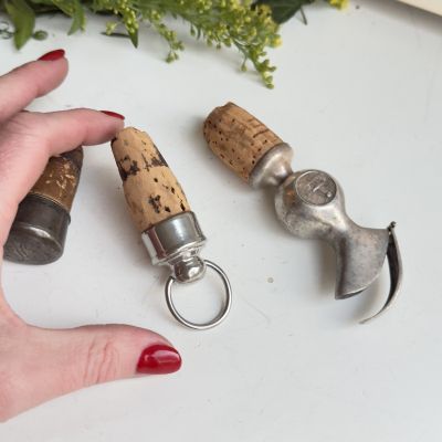 Пробка для бутылки 9 см серебрение