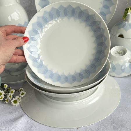 Тарелка глубокая Rosenthal Lotus Azure 20 см Германия