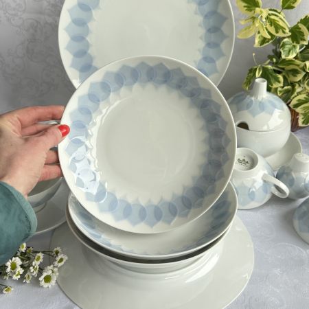 Тарелка глубокая Rosenthal Lotus Azure 20 см Германия