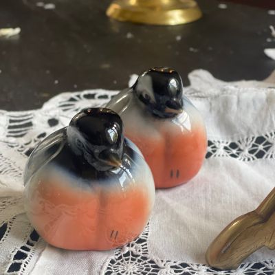 Статуэтка снегирь 8 см фарфор уценка