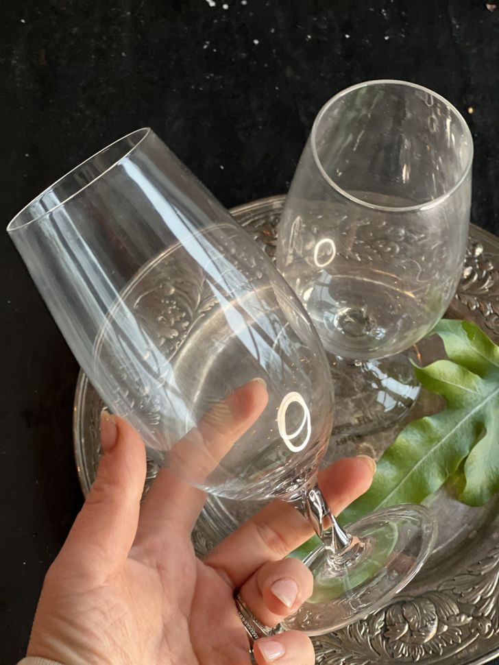 Бокал на витой ножке 450 мл Швеция хрустальное стекло