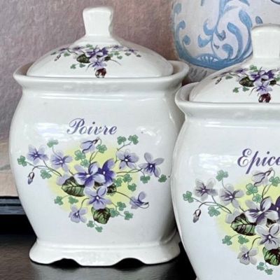 Банка для специй Перец 11 см фарфор