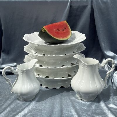 Блюдо конфетница фруктовница Haviland D22,5 см фарфор Франция конец XIX века