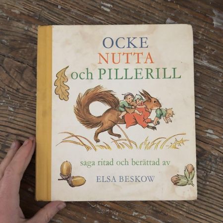Книга Elsa Beskow в твердом переплете 1961 г. Швеция