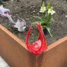  Ваза Murano Mid century modern 32 см цветное стекло ручная работа