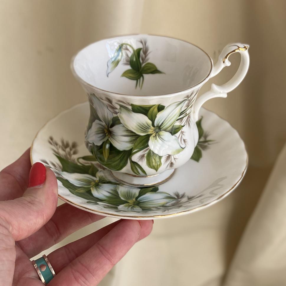 Кофейная пара Royal Albert Trillium 130 мл Англия