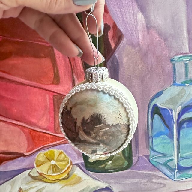 Елочная игрушка Wilma Krebs Design набор 4 шт Германия   