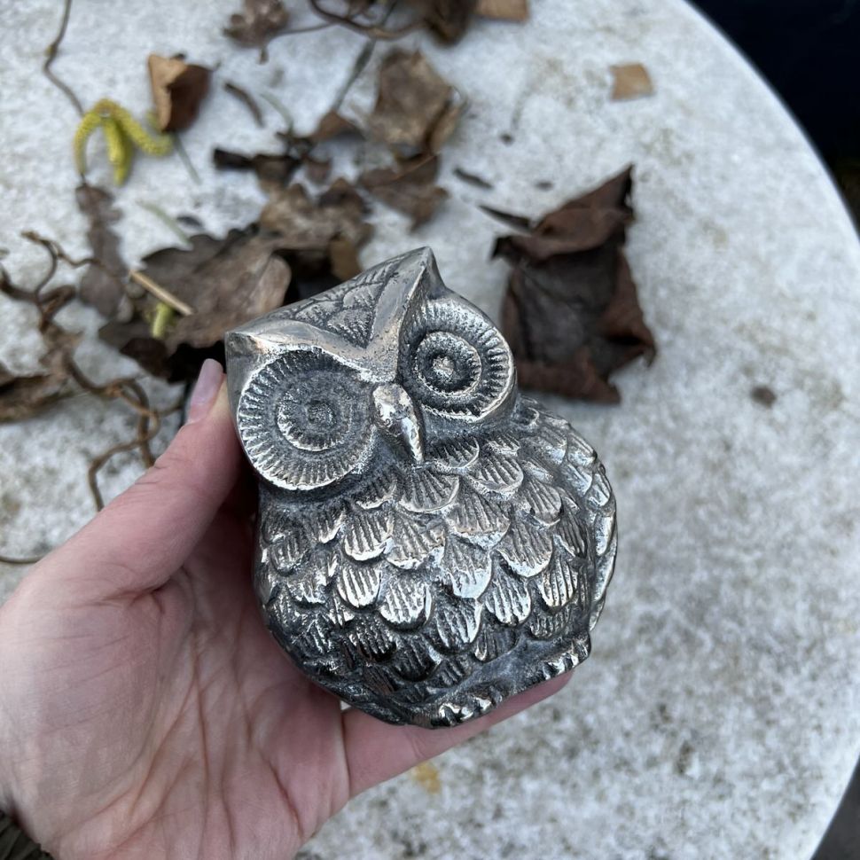 Подсвечник Сова 10 см 