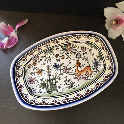 Блюдо ручной росписи Португалия