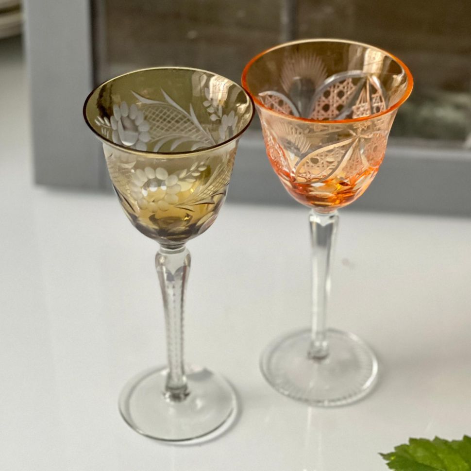 Бокал Nachtmann Bamberg оранжевый 200 мл хрусталь Германия