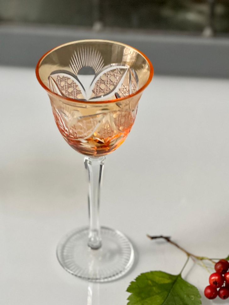 Бокал Nachtmann Bamberg оранжевый 200 мл хрусталь Германия