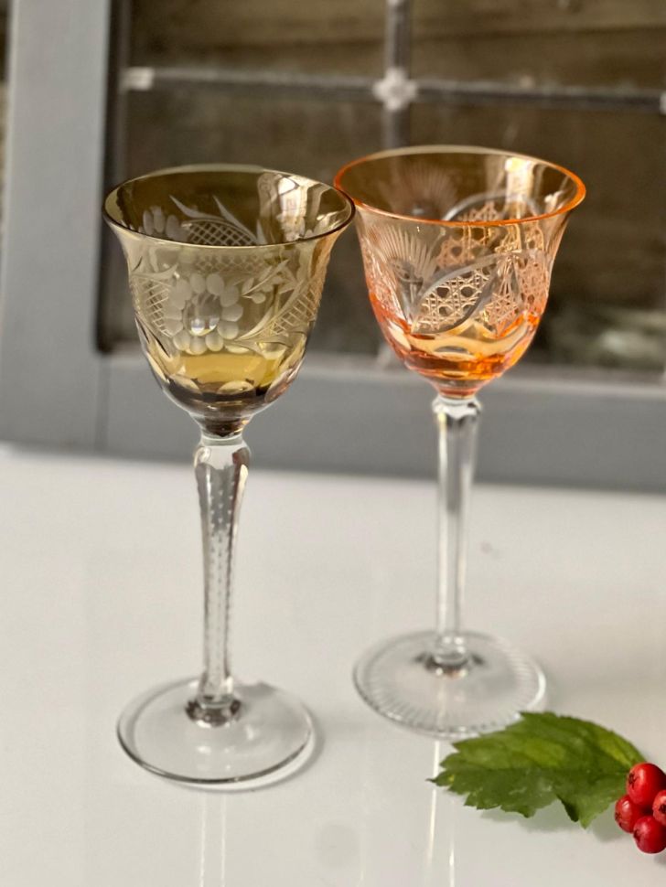 Бокал Nachtmann Bamberg оранжевый 200 мл хрусталь Германия