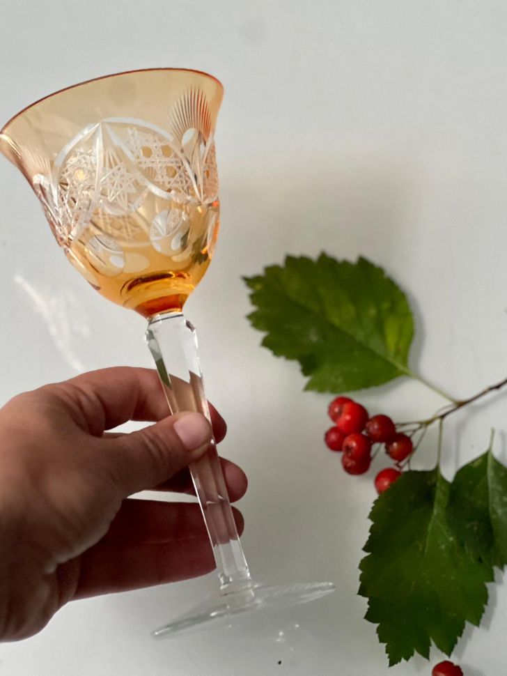 Бокал Nachtmann Bamberg оранжевый 200 мл хрусталь Германия