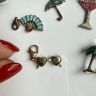 Подвеска шарм Очки 2 см в стиле Thomas Sabo 925 