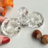 Солонка двойная 10 см хрусталь Франция