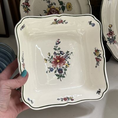 Салатник квадратный Alt Strassburg ВиллеройБох 22 см фарфор Германия