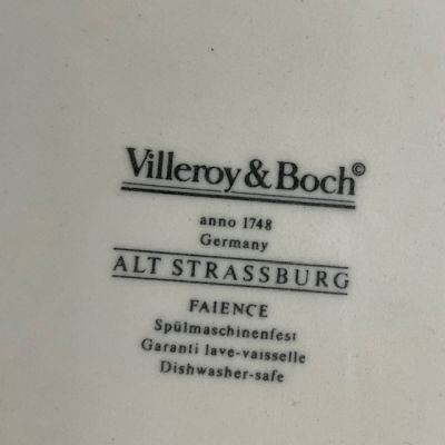 Салатник квадратный Alt Strassburg ВиллеройБох 22 см фарфор Германия