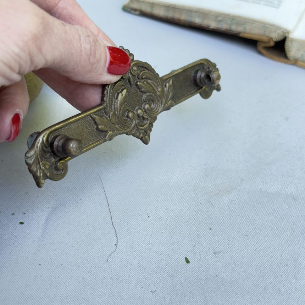 Держатель сонетки 12 см латунь без перегородки