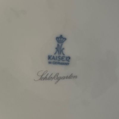 Ваза Kaiser Мейсенский букет 56 см фарфор позолота Германия