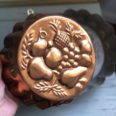 Форма для выпечки с подвесом 19 см Фрукты медь