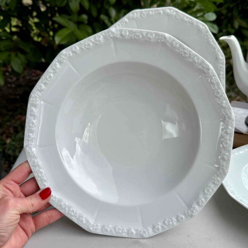 Тарелка глубокая Rosenthal Maria Classic Rose белый 27 см Германия