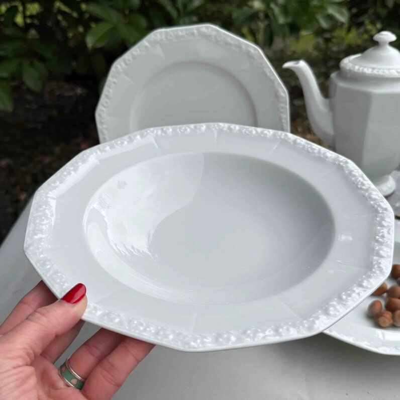 Тарелка глубокая Rosenthal Maria Classic Rose белый 27 см Германия