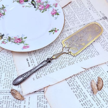 Лопатка для торта 26 см ручка серебрение Франция  