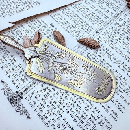 Лопатка для торта 26 см ручка серебрение Франция  