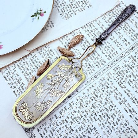 Лопатка для торта 26 см ручка серебрение Франция  