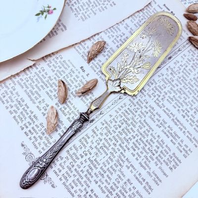 Лопатка для торта 26 см ручка серебрение Франция