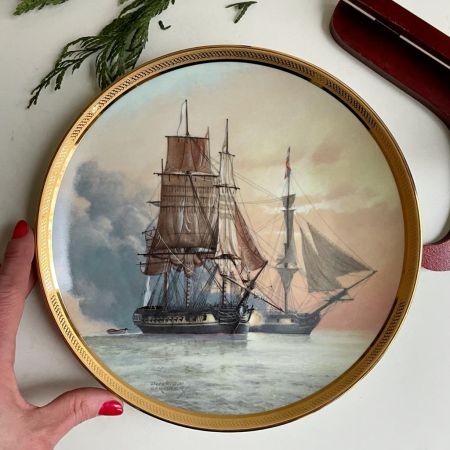 Тарелка Franklin Mint La Belle Poule by Derek G.M.Gardner 23 см 
