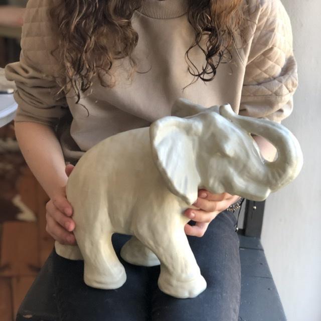 Статуэтка Слон MidCentury Vicke Lindstrand