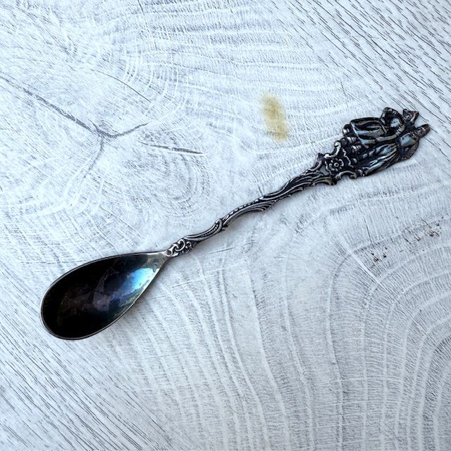 Ложка кофейная Горожане 13 см Gero серебрение 90