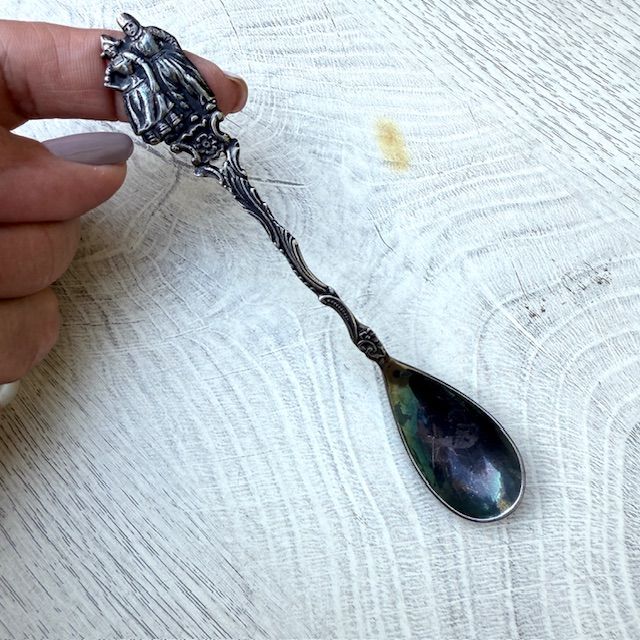 Ложка кофейная Горожане 13 см Gero серебрение 90