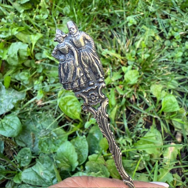 Ложка кофейная Горожане 13 см Gero серебрение 90