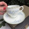 Чайная пара Coalport Roch Garden Июль 200 мл костяной фарфор Англия