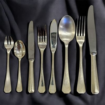 Набор столовых приборов Christofle на 10-12 персон 92 шт серебрение Франция
