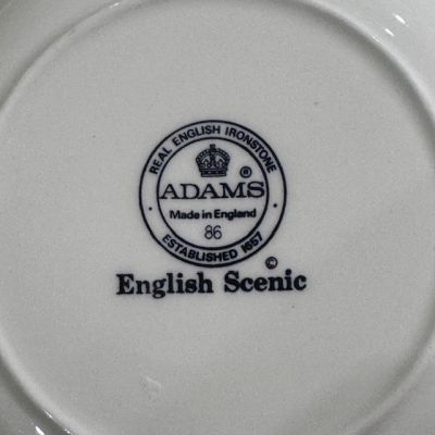 Тарелка глубокая Adams Wedgwood group English Scenic 24 см Англия      