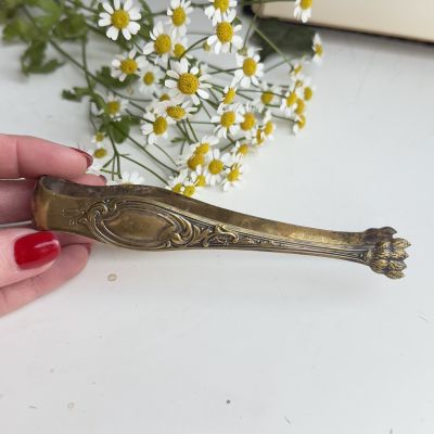 Щипцы для льда и сахара Лев 14 см латунь