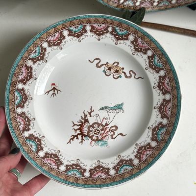 Тарелка Sarreguemines Chinois 23 см Франция