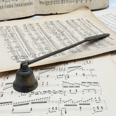 Тушитель для свечи Перо 31 см латунь