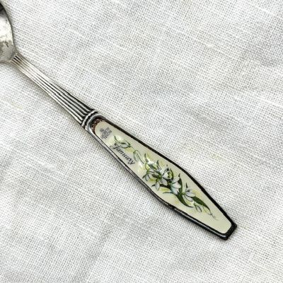 Ложка кофейная Royal Albert 12 месяцев Январь 12 см Англия 