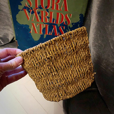 Кашпо плетеное корзина