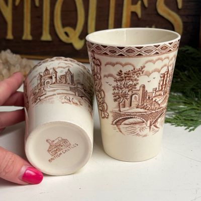 Стакан Maastricht Petrus Regout British Castles 230 мл Голландия 125 лет 